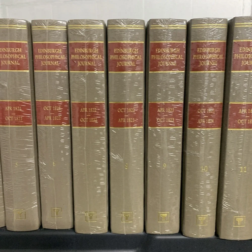 Edinburgh Philosophical Journal Vol (1-14), 3rd Ed., Thoemmes Press, 2001, New!